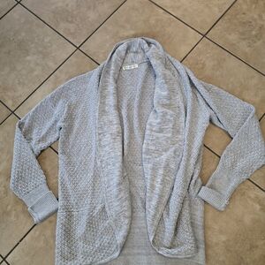 Akini Athletic Yoga Light Gray Women's Cardigan Sz XL